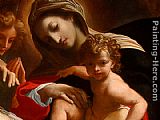 Lodovico Carracci The Dream of Saint Catherine of Alexandria [detail 1] painting